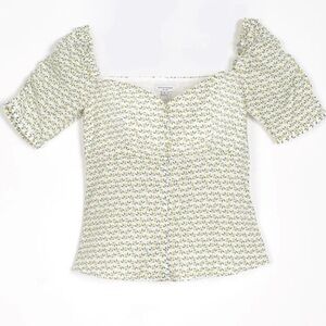 NWOT Petite Studio Lemon Tree Blouse
